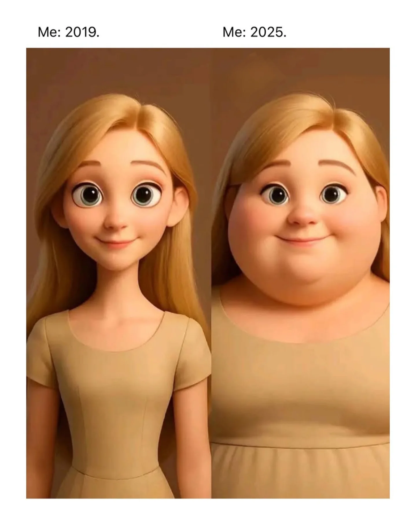 My transformation.