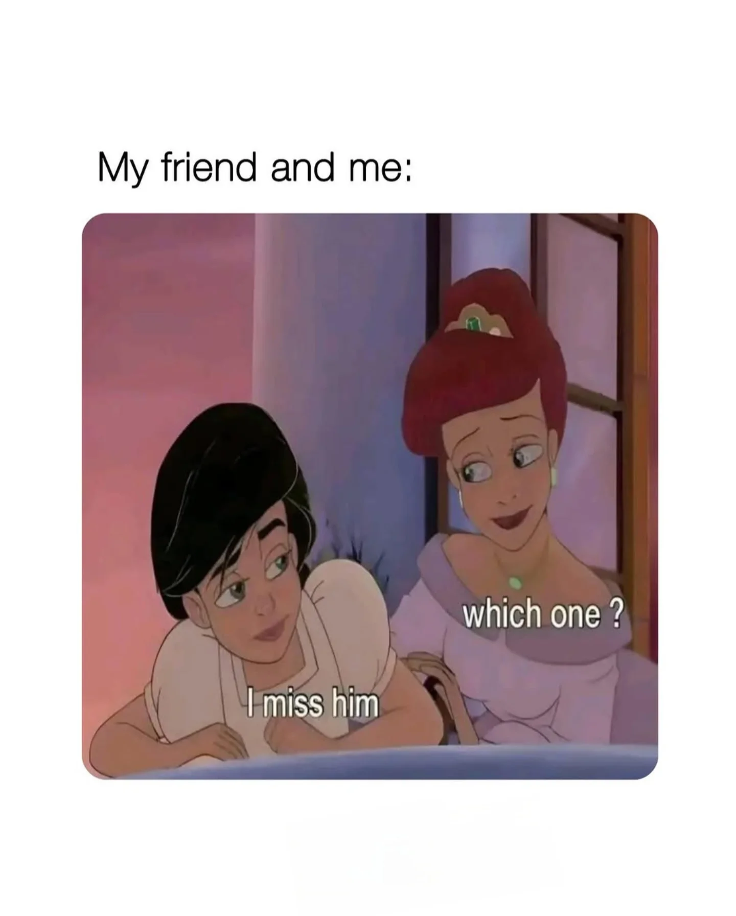 My friend and me.