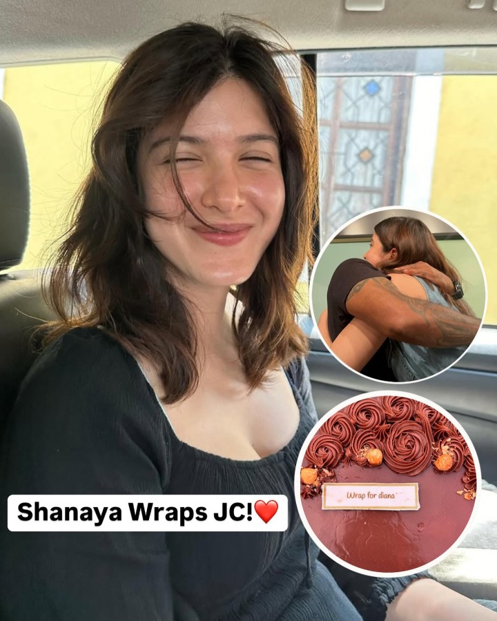 Shanaya Kapoor finishes shooting for Shujaat Saudagar’s movie.
