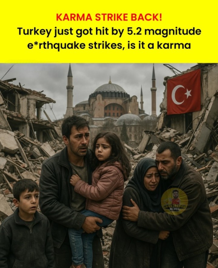 KARMA STRIKES BACK? Earthquake of 5.1 magnitude on the Richter scale hit Turkey on Thursday around 3.46 pm, independent scientific organisation EMSC reported. The tremor was felt at 14km northeast of Kulu, it’s first time ever from 2023 that turkey got earthquake