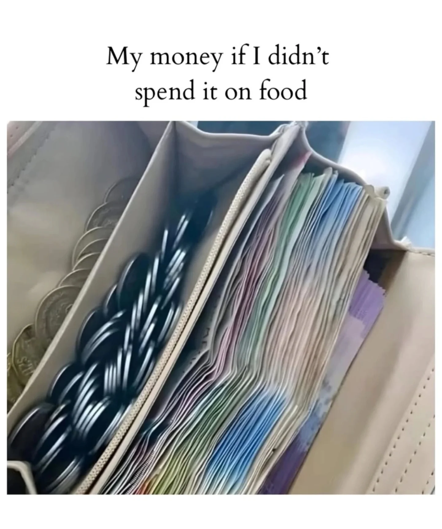 Failed to save money.