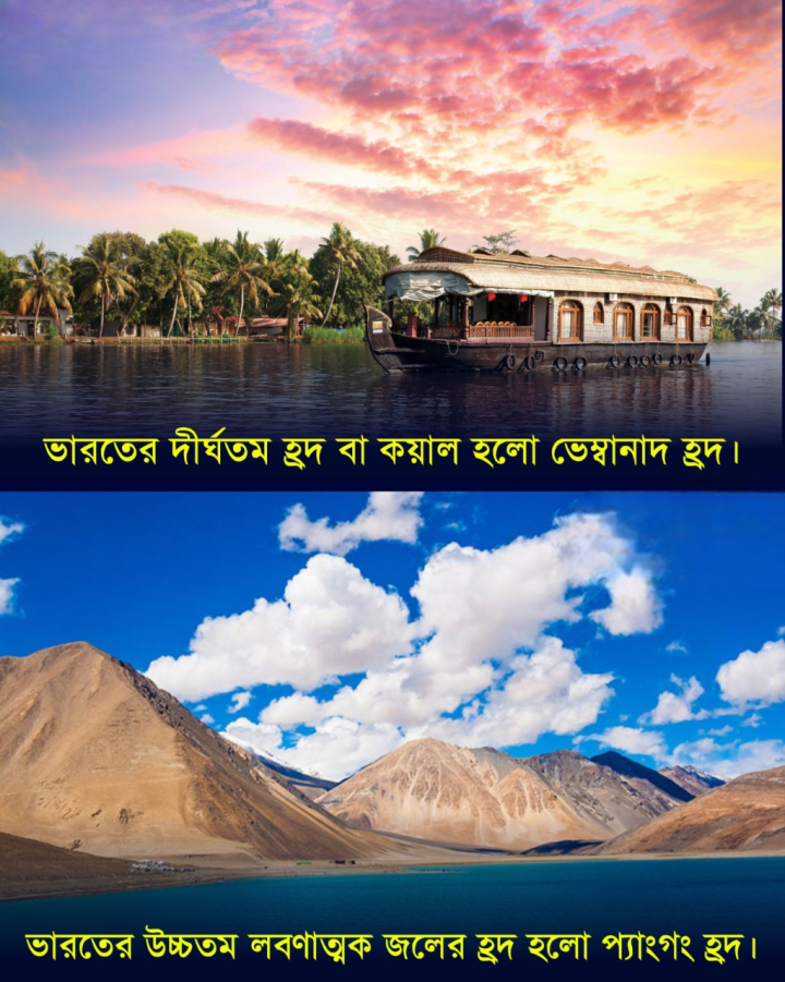 ভারতের দুই হ্রদের কথা।
