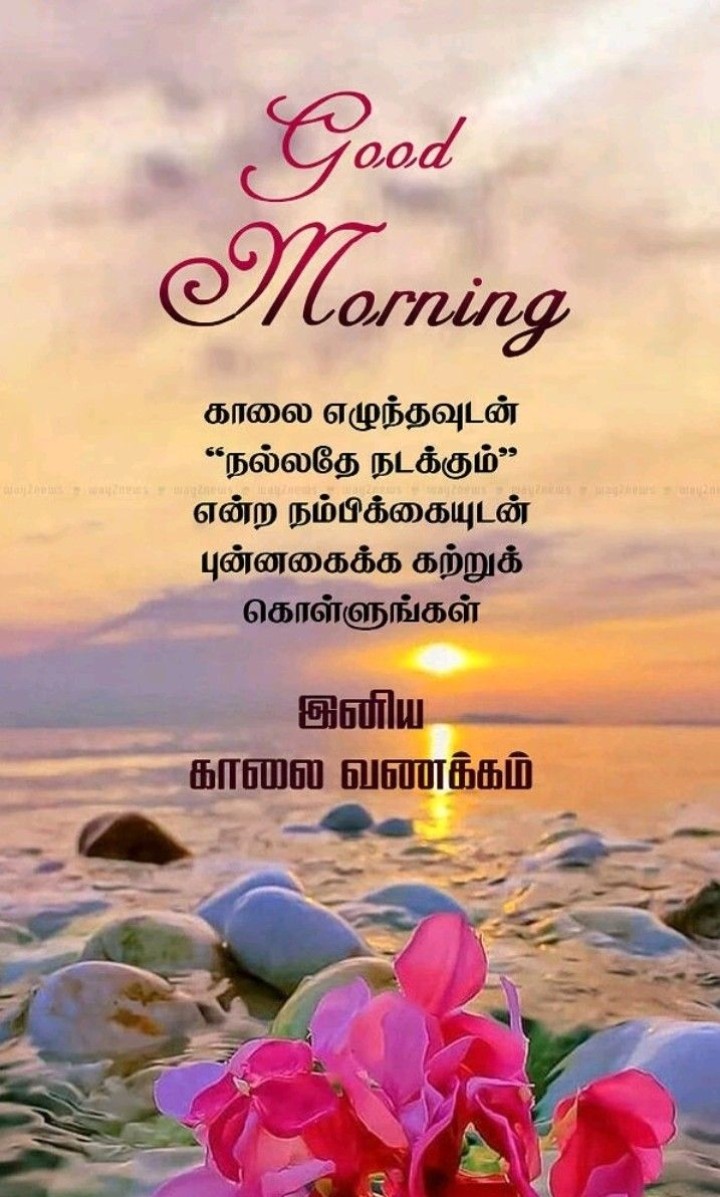 எப்போதும் மகிழ்ச்சியாக இருங்கள்! இனிய காலை!