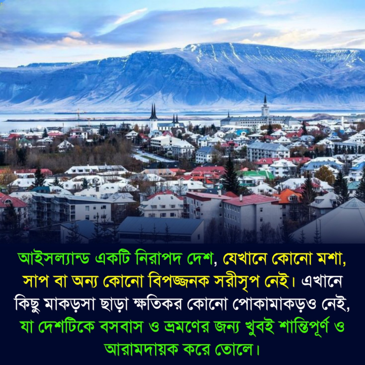 বিশ্বের অন্যতম নির্ঝঞ্ঝাট ও নিরাপদ দেশ হিসেবে পরিচিত আইসল্যান্ড। উত্তরের বরফঘেরা এই দ্বীপরাষ্ট্রটি শুধু তার প্রাকৃতিক সৌন্দর্যের জন্যই বিখ্যাত নয়, বরং এখানকার পরিবেশ, জীববৈচিত্র্য এবং সামাজিক নিরাপত্তাও একে এক অনন্য গন্তব্য হিসেবে গড়ে তুলেছে।