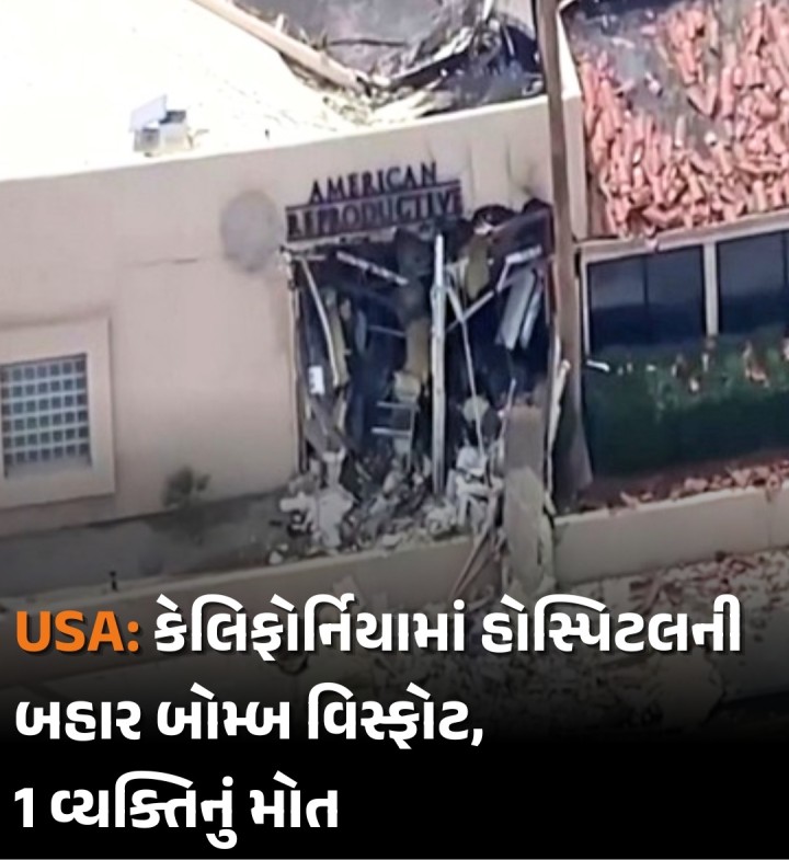 અમેરિકાના કેલિફોર્નિયા રાજ્યના સ્પ્રિંગ્સ શહેરમાં ફર્ટિલિટી ક્લિનિક બહાર ભયંકર બોમ્બ બ્લાસ્ટ થયો છે. આ ઘટનામાં 1 વ્યક્તિનું મોત અને 4 વ્યક્તિ ઘાયલ થયા. બોમ્બ વિસ્ફોટથી ક્લિનિકને નુકસાન થયું છે. અમેરિકાની તપાસ એજન્સી FBI આ ઘટનાને જાણી જોઇને કરાયેલું આતંકવાદી કૃત્ય ગણાવ્યું છે. એફબીઆઈ લોસ એન્જલ્સ હેડક્વાર્ટરના વડા અકીલ ડેવિસે કહ્યું કે, ક્લિનિકને જાણી જોઇને ટાર્ગેટ કરવામાં આવ્