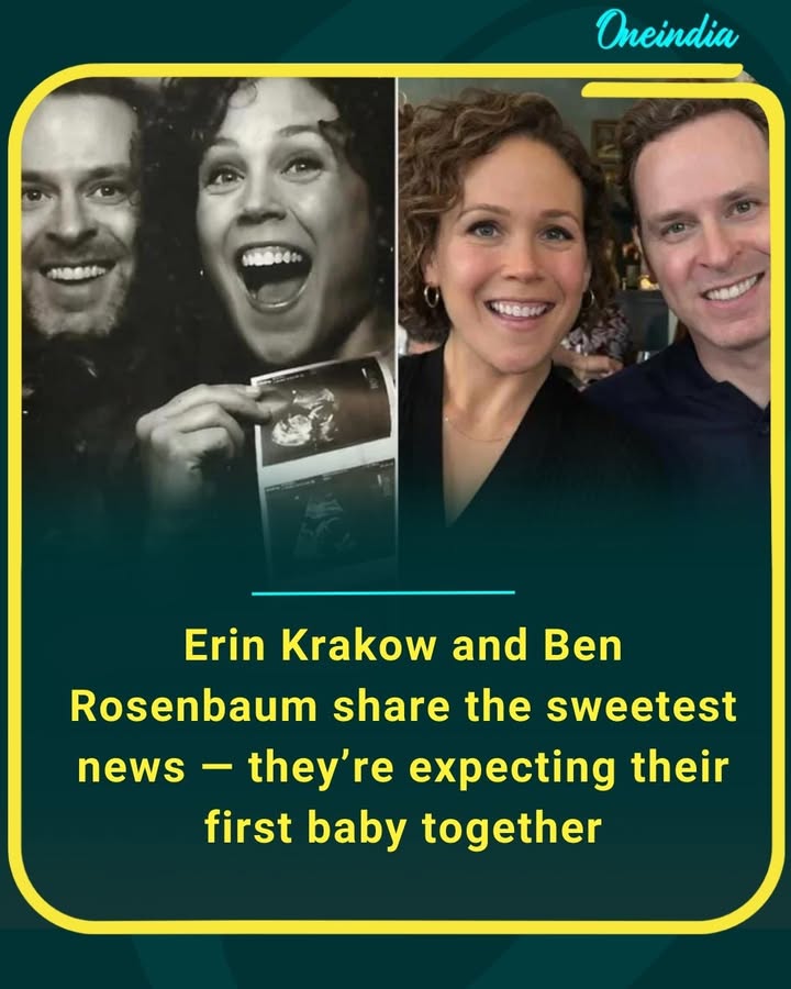 Erin Krakow and Ben Rosenbaum share the sweetest news — they’re expecting their first baby together