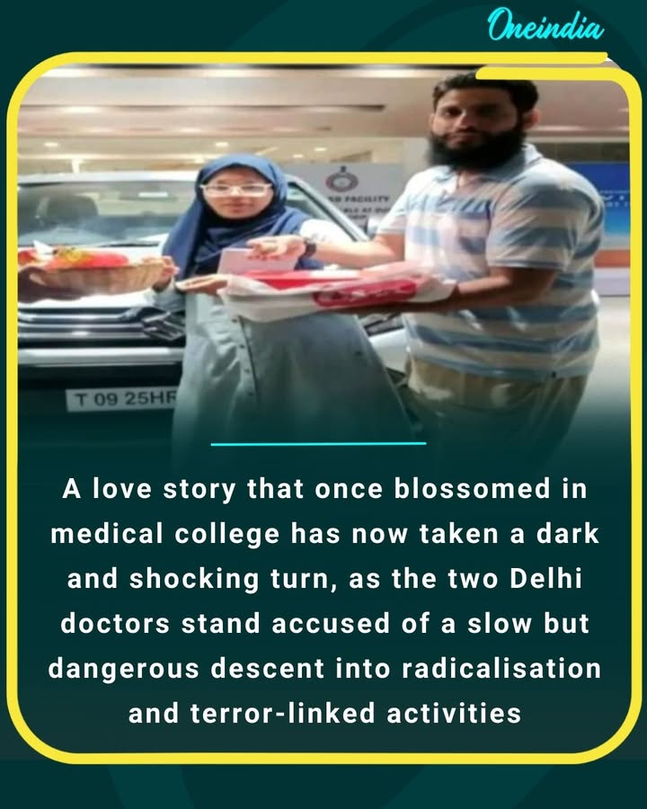 A love story that once blossomed in medical college has now taken a dark and shocking turn, as the two Delhi doctors stand accused of a slow but dangerous descent into radicalisation and terror-linked activities