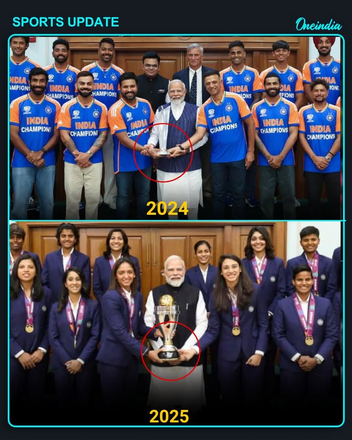 In a touching gesture of respect, PM Modi chose not to touch the Women’s World Cup trophy, honoring the incredible efforts and achievements of the players. His humility has won admiration across the nation.