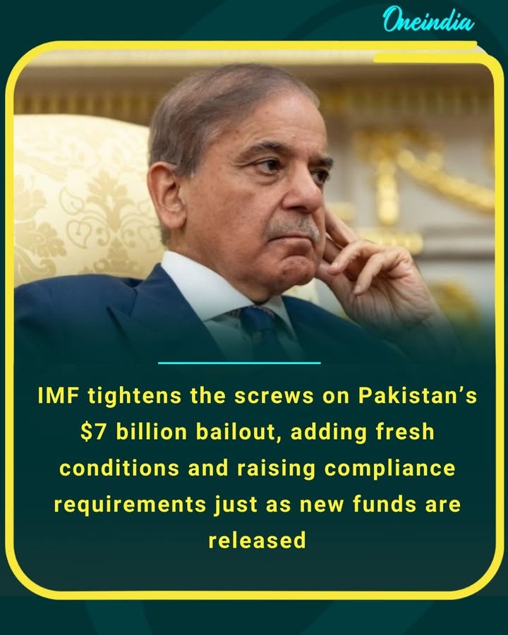 IMF tightens the screws on Pakistan’s $7 billion bailout, adding fresh conditions and raising compliance requirements just as new funds are released