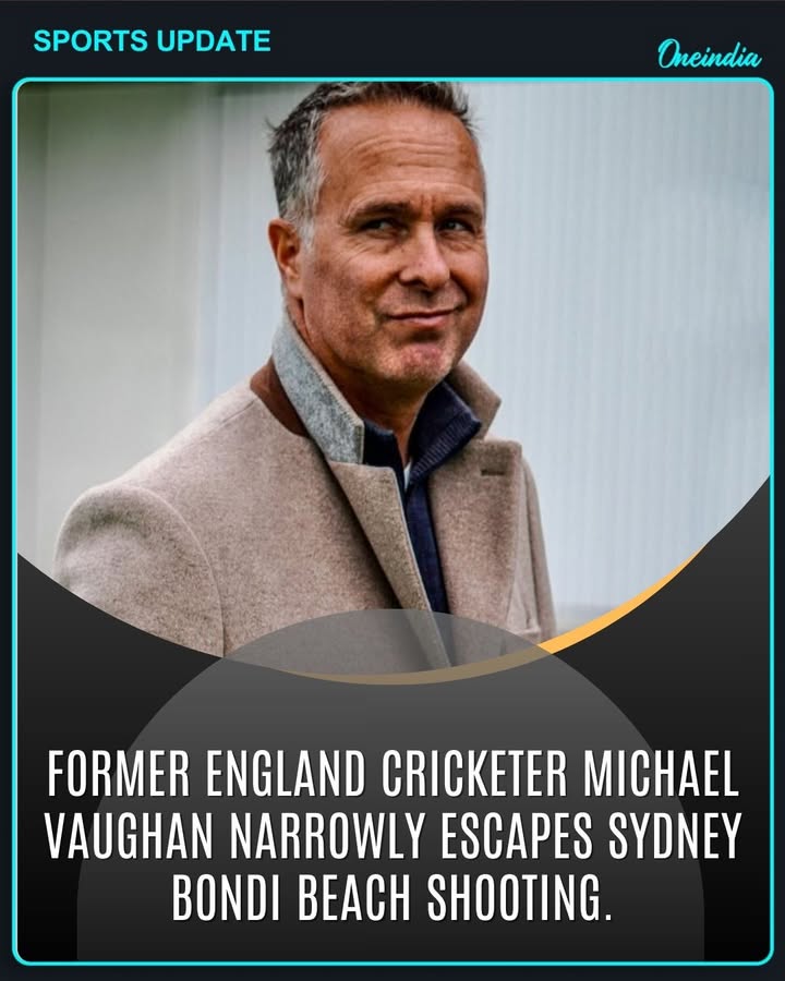 Former England cricketer Michael Vaughan narrowly escaped danger during the deadly shooting at Sydney’s Bondi Beach on Sunday. Caught in the chaos, he took shelter inside a restaurant until the situation stabilized. Vaughan later recounted the frightening experience on social media, expressing gratitude to the emergency services and the brave individual who confronted the attacker, while sending thoughts to those affected.