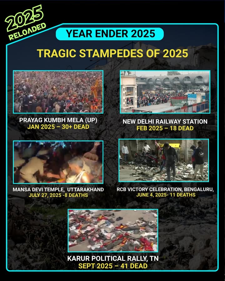 Tragic Stampedes of 2025: Lives Lost Amid Crowds and Chaos.