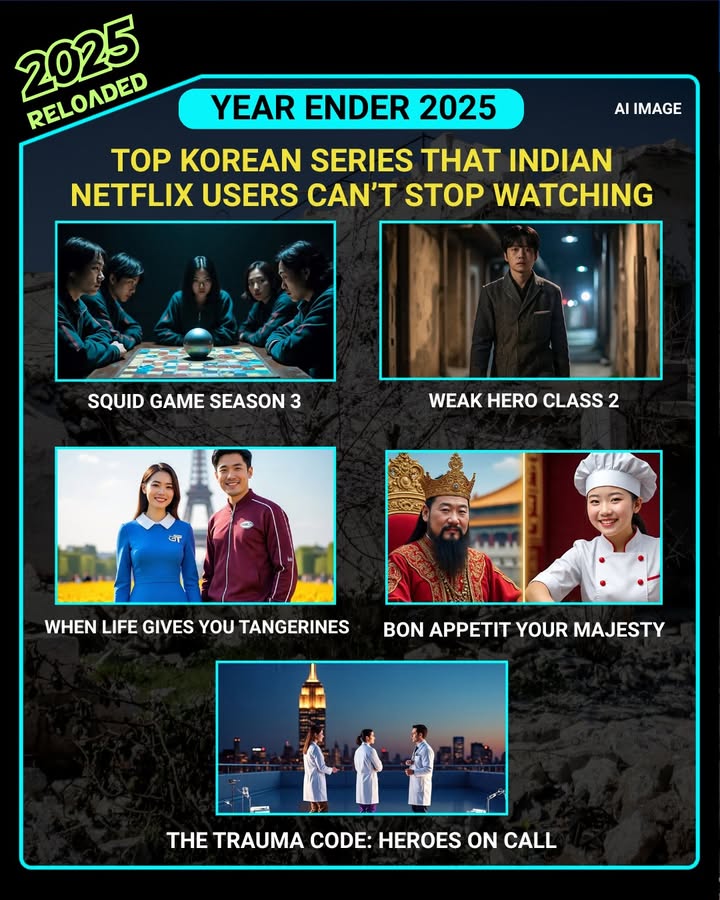 Top Korean Series That Indian Netflix Users Can’t Stop Watching.
