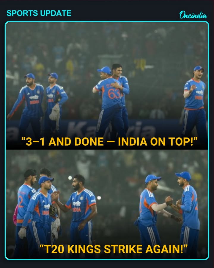 IND vs SA T20I Series: India Win 3–1 in 5-Match Series.