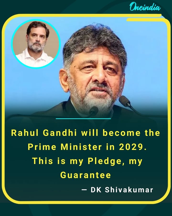 Rahul Gandhi will become the Prime Minister in 2029. This is my Pledge, my Guarantee