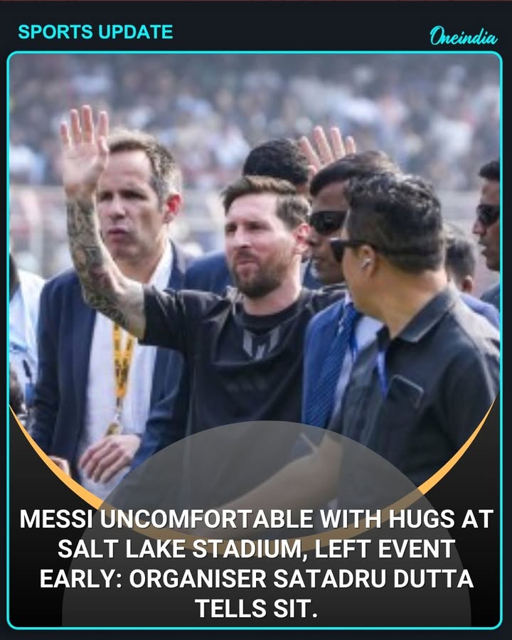 Satadru Dutta, the main organiser of Lionel Messi’s December 13 event, told investigators that the football superstar was unhappy with being touched or hugged during his appearance at Salt Lake Stadium. According to SIT sources, Messi left the venue earlier than planned, skipping the full scheduled engagement.