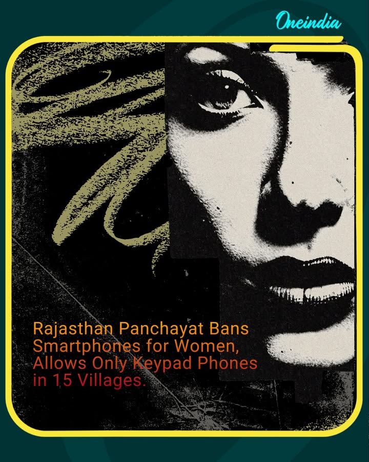 In Rajasthan’s Jalore district, the Sundhamaata Patti Panchayat of the Chaudhari community has announced a ban on smartphones for women and girls across 15 villages, citing concerns over mobile addiction and children’s eyesight. Effective January 26, the rule permits only keypad phones and restricts carrying mobiles to weddings, social events, or even neighbour visits, sparking debate over rights and digital access.