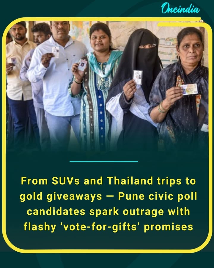 From SUVs and Thailand trips to gold giveaways — Pune civic poll candidates spark outrage with flashy ‘vote-for-gifts’ promises