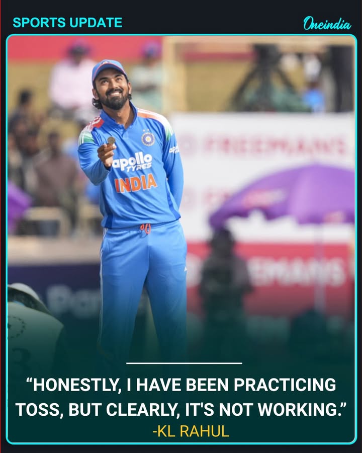 KL Rahul Reacts as India Lose 20 Consecutive Tosses in ODIs.