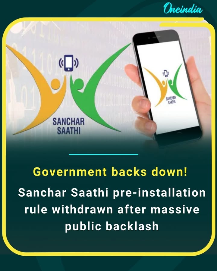 Sanchar Saathi pre-installation rule withdrawn after massive public backlash
