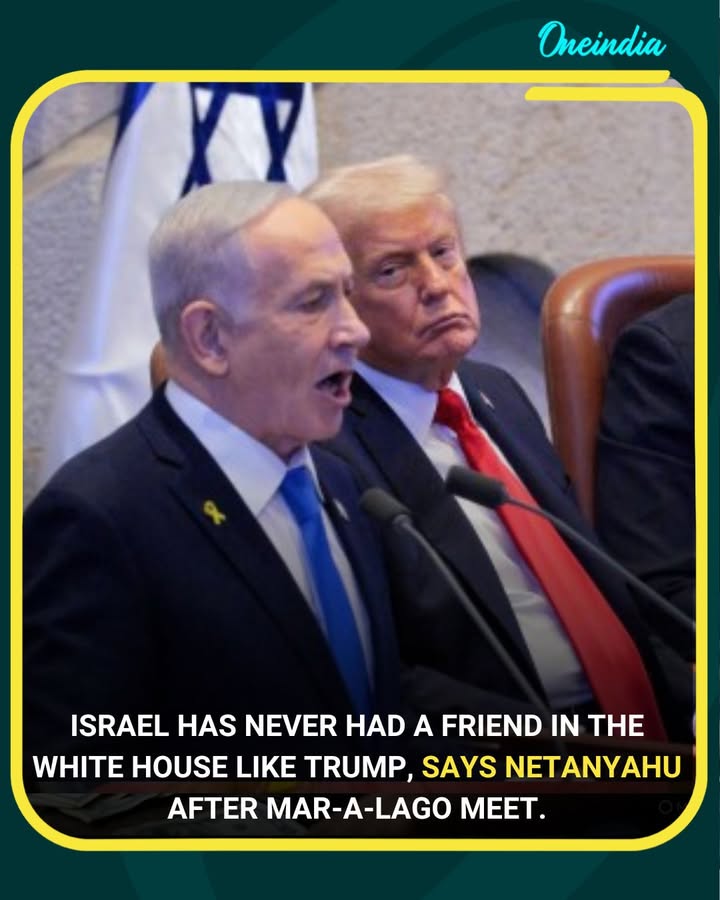 Israeli Prime Minister Benjamin Netanyahu praised former US President Donald Trump following their meeting at Mar-a-Lago, saying Israel has never had a friend in the White House like him. Netanyahu highlighted Trump’s strong support for Israel during his presidency, particularly on security and diplomatic issues, calling their relationship historic and deeply beneficial for Israel.