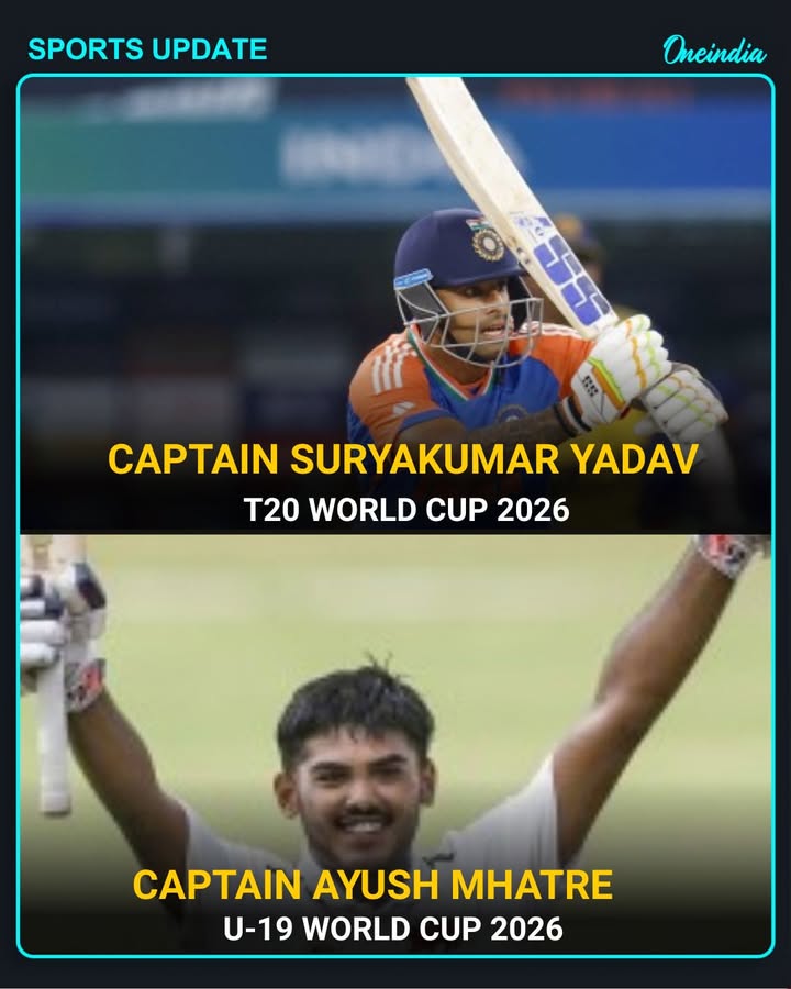 Two Mumbai Boys Set to Lead Team India in ICC Tournaments in 2026.