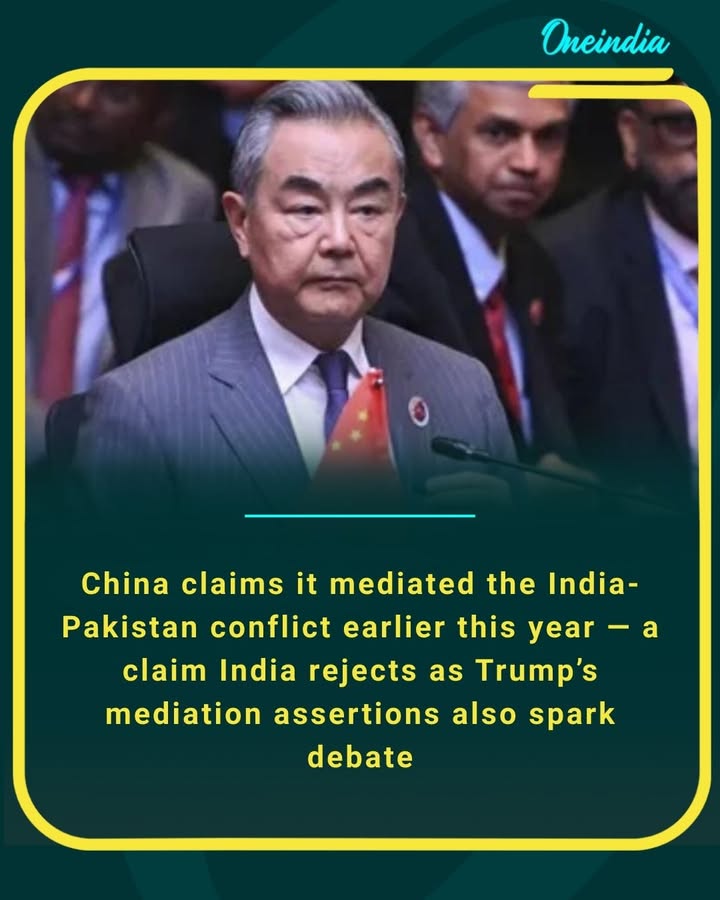 China claims it mediated the India-Pakistan conflict earlier this year — a claim India rejects as Trump’s mediation assertions also spark debate