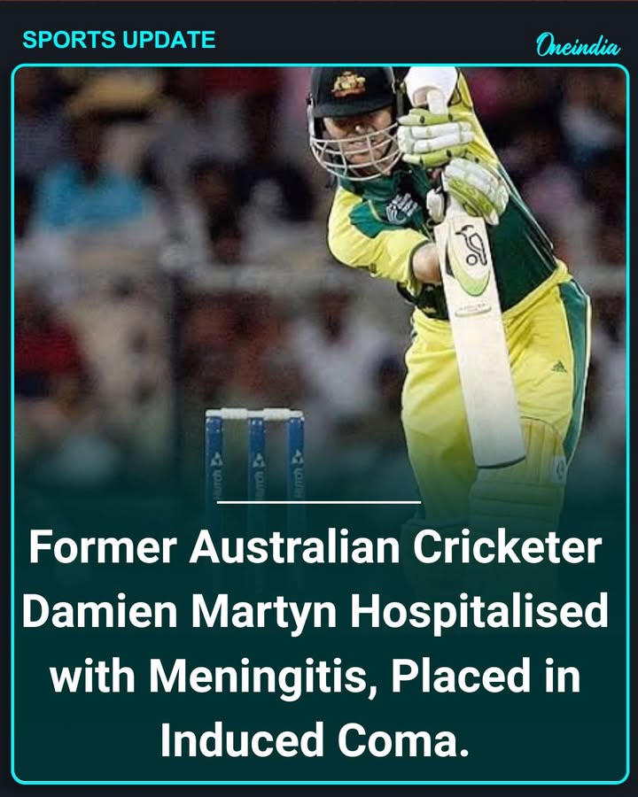 Former Australian cricketer Damien Martyn has been hospitalised after being diagnosed with meningitis and has been placed in an induced coma. The development has raised concern among fans and the cricketing fraternity, with wishes pouring in for his speedy recovery.