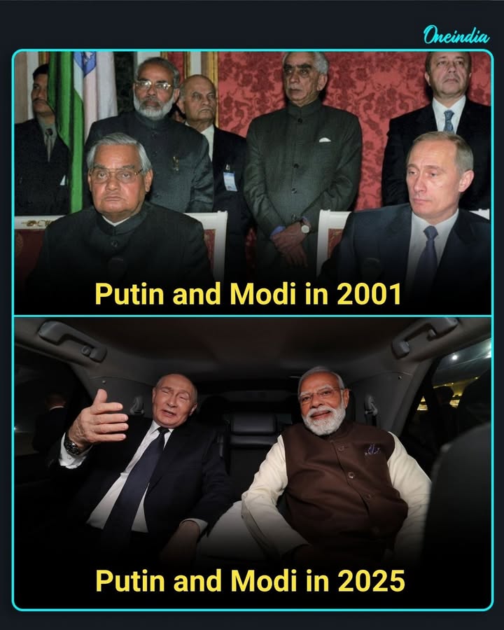 History repeats in the best way — first Atal ji with Putin, now PM Modi carrying the legacy forward.
