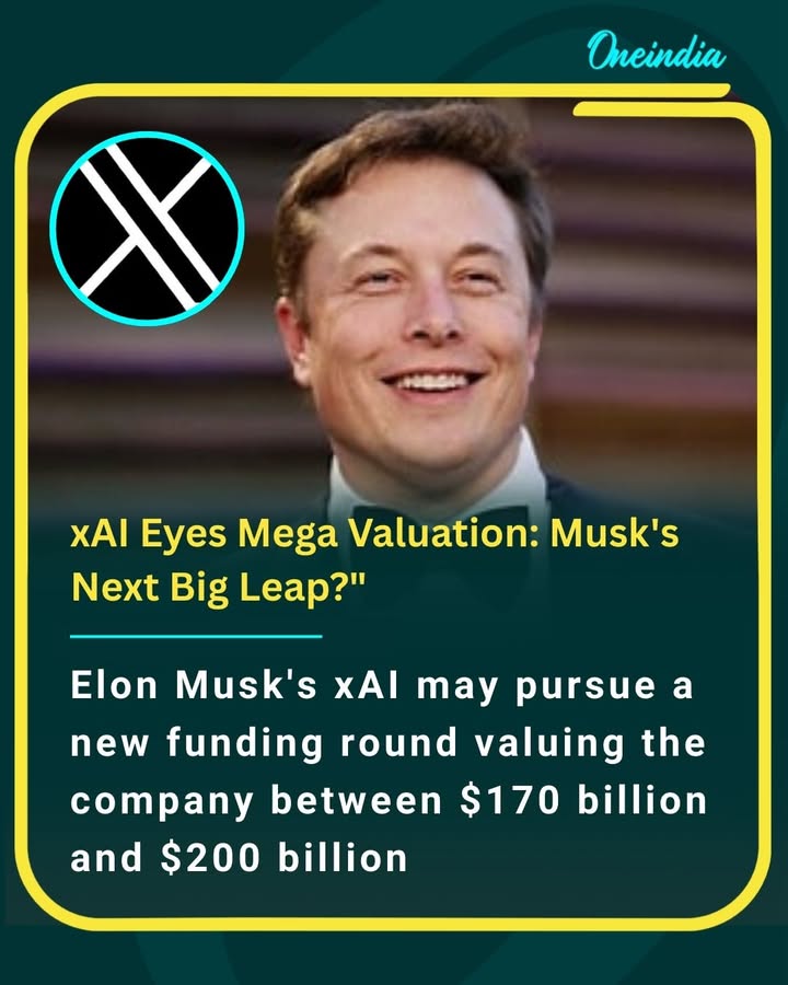 Elon Musk’s AI venture xAI may raise fresh funds, with a jaw-dropping valuation between $170–$200 billion. Musk says they aren’t raising now — but the ambition is loud and clear
