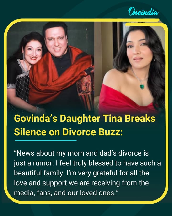 Govinda’s Divorce Rumors: Daughter Tina Reacts
