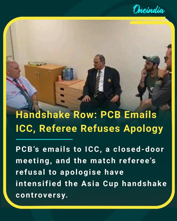 Behind the scenes of the Asia Cup handshake row—PCB pushes ICC while referee stands firm with no apology.
