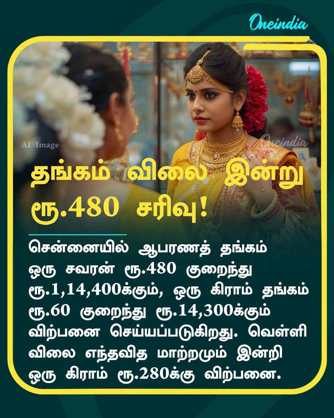 Gold Price: வாரத்தின் முதல் நாளே இன்ப அதிர்ச்சி.. அதிரடியாக சரிந்த தங்கம் விலை.. சென்னையில் ரேட் என்ன?