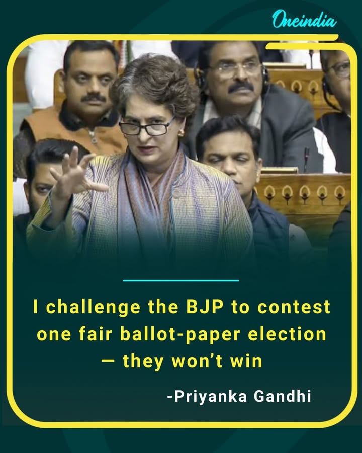 I challenge the BJP to contest one fair ballot-paper election — they won’t win