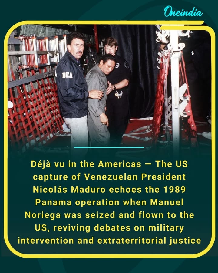Déjà vu in the Americas — The US capture of Venezuelan President Nicolás Maduro echoes the 1989 Panama operation when Manuel Noriega was seized and flown to the US, reviving debates on military intervention and extraterritorial justice
