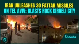 Iran BOMBS Tel Aviv BREAKING: IRGC Pounds 30 Fattah Ballistic MISSILES; Loud Explosions Rock Israel