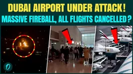 Iranian Drone EXPLODES Near Dubai Airport, Massive Fireball Shuts Down Flights | Emirates Shuts Down