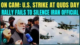 ON CAM: Iranian Leader UNFAZED as US-Israel BOMB Iranians During Al-Quds RALLY in Tehran | VIDEO