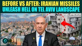 Tel Aviv Before VS After: Iran’s 1 Ton Ballistic Missiles Leave Trail Of Damage in Chilling Video