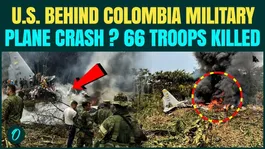 Colombia Plane Horror: 66 DEAD After Military Jet BURSTS Into Flames | Explosions Rock Crash Site