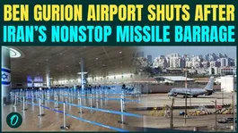 Israel’s Ben Gurion Airport SHUTDOWNS As Iran Hammers 4 Missiles Wave in 40 Minutes; Aviation HALTS