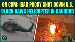 Iran-Proxy Drone ‘DESTROYS’ U.S. $5.9 Million Black Hawk Helicopter At Victory Camp, Baghdad