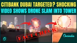 Iran BOMBS Dubai Citibank Building? VIRAL VIDEO Shows Drone Pounding Dubai Building| Know The Truth