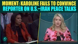 MOMENT: Karoline Fails To Give Any Evidence of Trump Speaking To Iran Officials for Ceasefire Talks