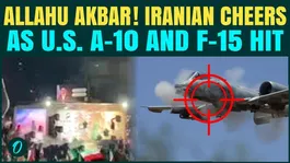 Iranian Crowds Go Wild, Wave Flags, Chant ‘Allahu Akbar’ After U.S. A-10 Struck Near Hormuz