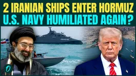 2 Iranian Ships BREAK U.S. Naval Blockade in the Strait of Hormuz | Iran Navy Escorts Oil Tankers?