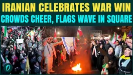 Iran Celebrates War ‘VICTORY’, Burns U.S-Israel Flags After Trump Ceasefire Announcement| VIDEO