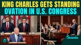 King Charles III Gets Standing Ovation in US Congress | Historic Speech Sparks Applause Across Hall