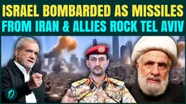 Massive Missile STRIKE On Israel: Iran, Hezbollah &amp; Houthis Hit Tel Aviv | Civilians FLEE In Panic