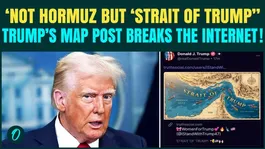 ‘The STRAIT OF TRUMP!’: Donald Trump STUNS World with Hormuz Rename Tease! Posts NEW MAP of Hormuz