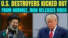 Iran KICKS OUT U.S Destroy Warships From Strait Of Hormuz | New Video Shows IRGC VS U.S Navy Clash